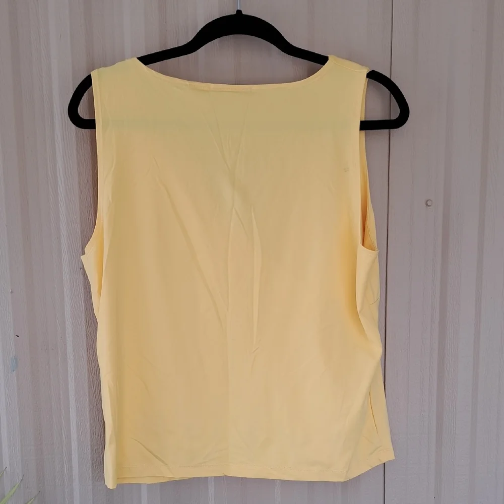 Worthington Stretch Vibrant V-Neck Tank Tops - Red, Yellow, Green - Picture 11 of 12